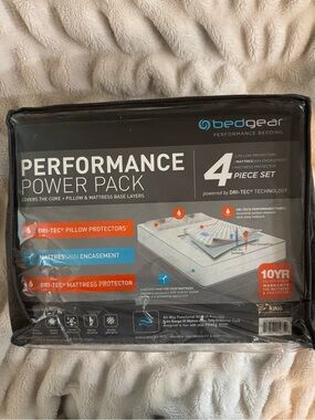 Bedgear Performance Power Pack Mattress Protector Set 4 Piece